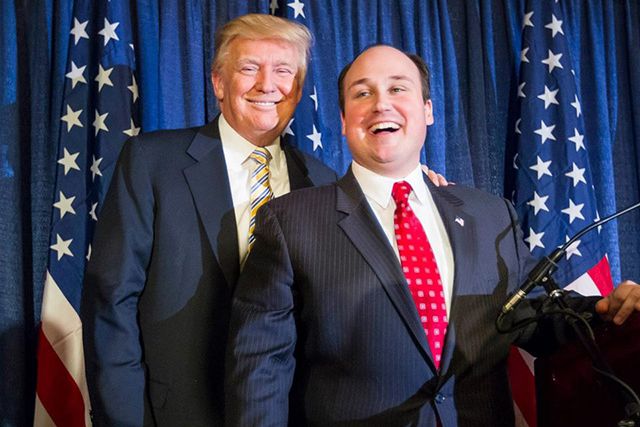 In 2016, Langworthy shared this photograph with Donald Trump